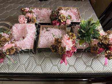 Dulang Hantaran, Kasut, Corset & Inner Tudung