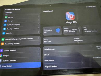 Honor pad X8a