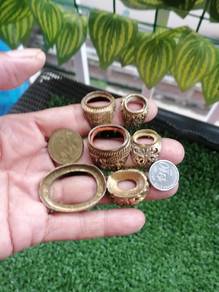 ring tembaga merah pahat Jawa asli 