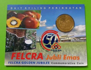 50 Years Golden Jubilee FELCRA Coin card