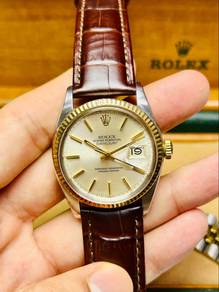 ROLEX Datejust 16013 “Silver Sunburst Dial” 36mm