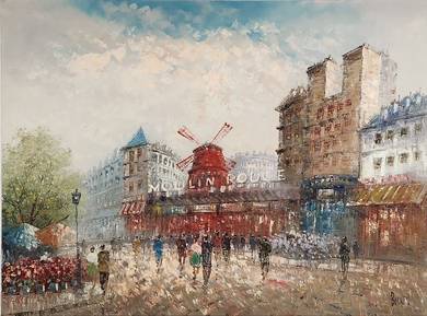 Moulin Rouge – Paris Street Scene