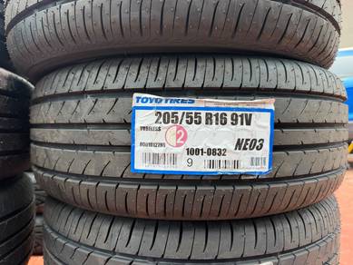 205/55/16 —Tayar baru Toyo neo3 Tahun26