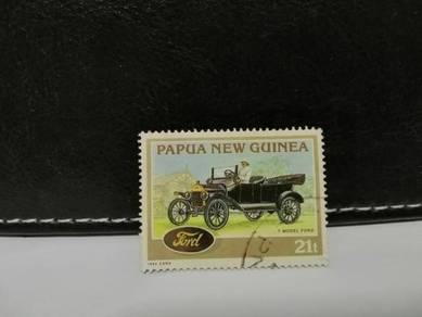 1973 Papua New Guinea Stamp Model T Ford Car
