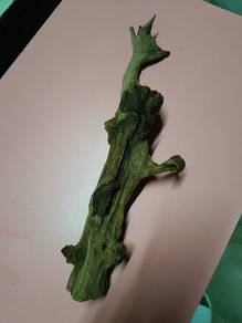 Barang Antik Kayu Cengal Emas (Bentuk Unik / Arca)