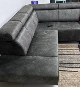 Welvet Fabric L Shape Sofa