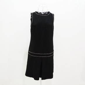 Mary Quant London Black Sleeveless Dress