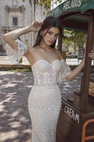 White lace sexy wedding dress gown RB2181