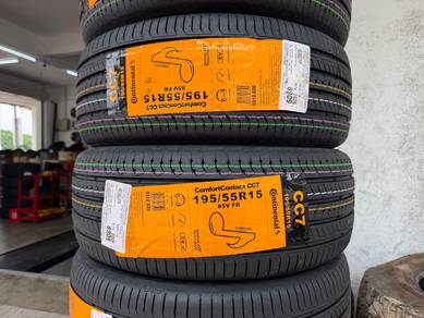 195/55/15 —Tayar new — Conti Cc7 2026