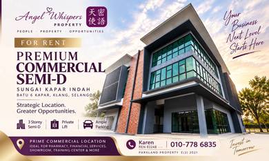 Retail space For Rent in Kapar,SGR