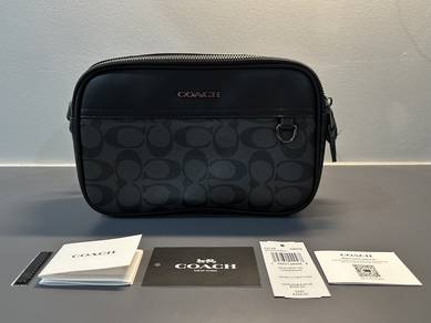 Coach Monogram Coated Canvas Shoulder Bag