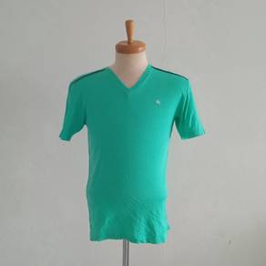Burberry V-Neck Soft Green T-Shirt