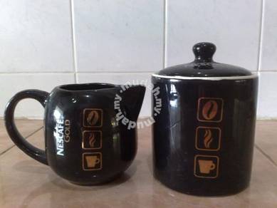 Mangkuk nescafe gold creamer sugar bowl