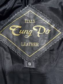 Vintage Italy  Leather  Jacket 