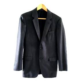 Calvin Klein Slim Fit Grey Stripes Blazer