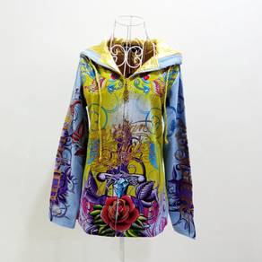 Christian Audigier Colourful Rhinestones Hoodies