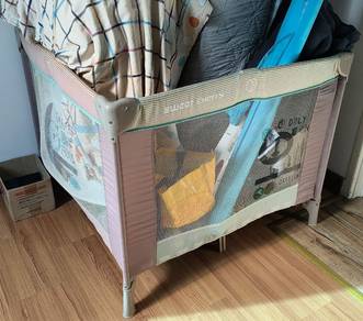 Baby Car seat/Playard Sweet Cherry (Keadaan Baik)