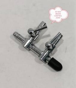 2-way Brass Air Flow Valve Control Joint Aquarium
