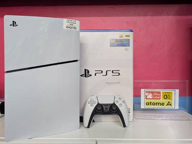 Used PS5 Slim 1TB Disk Full Box, Terima Trade-In