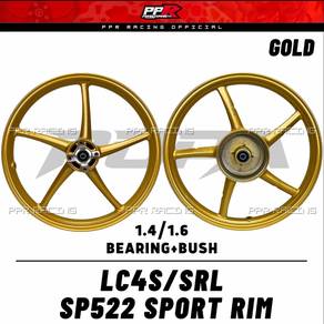 sp522 sport rim gold (new) untuk lc4s/srl