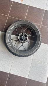 use rim standard + tyre kilang RS150
