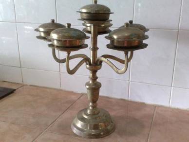 3501 antique brass bunga rampai tembaga antik