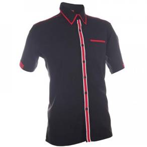 Baju Korporat Kemeja Oren Sport F1 3202 Black