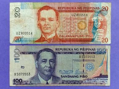 Set 2 wang kertas Philippines - (set A)