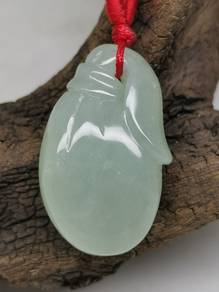 Icy Ice Light Green Jadeite Jade Pendant