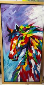 horse oil painting
