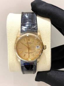 Rolex Datejust 31 Half 18k750 Yellow Gold