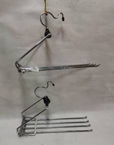 (2) Trouser Hangers Space Saving Hanger Multiple