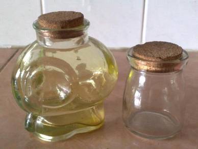 Botol vintage glass decor bottle
