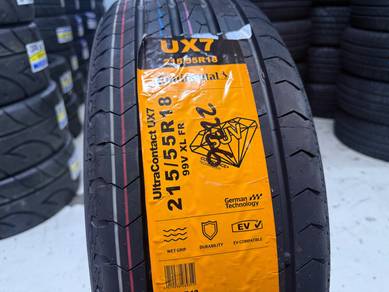 Tayar baru 215 55 18 Continental ux7 suv tyre 2026