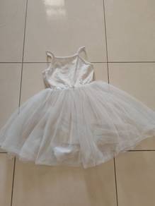 White Tutu Dress for Little Girl (Age 3–4 Years)
