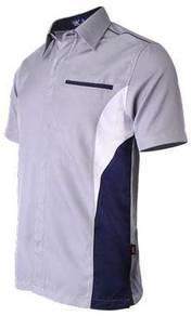 Baju Korporat Kemeja F1 Enzo Code FP 03 Light Grey