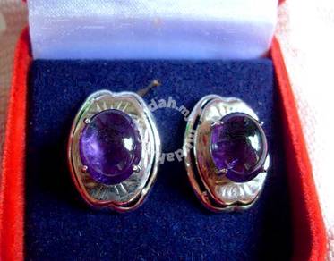 Amethyst Stones Set - Pair