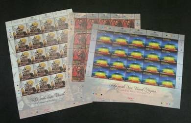 Mint Stamp Sheet Nations Visual Arts Malaysia 2008