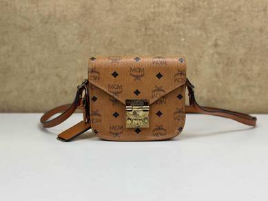 MCM Visetos Patricia Mini Crossbody Bag