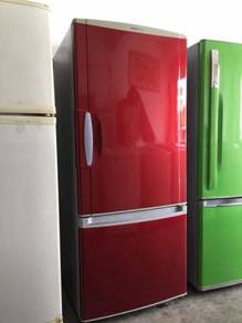 National Red 2doors fridge Peti Sejuk Ais
