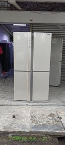 Refrigerator fridge sharp 4-door peti sejuk 556L
