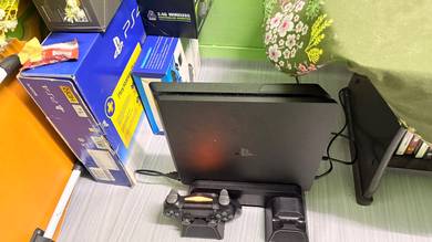 PS4 Slim 1TB FullSet+2 Controller+CoolingFan+Kotak