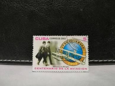 2003 Cuba Stamp Wright Brothers Powered Flight