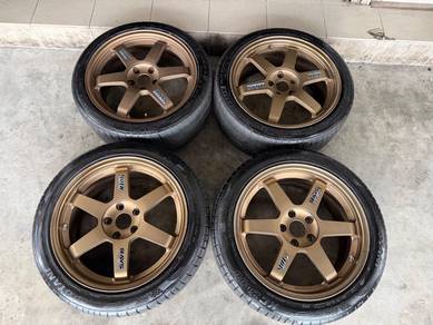 Rim te37 made in thailand AO 18 inch mk6 fc a176