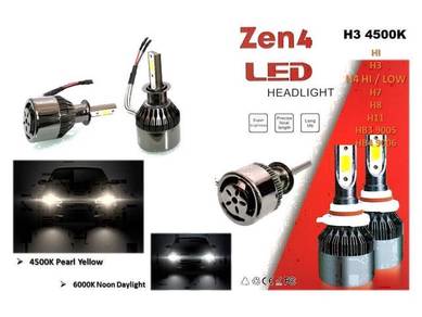 H3 4500k yellow zen4 36w/3800lm led headlight