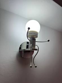 Whimsical Figure Wall Lamp