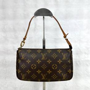 LV Brown Monogram Pochette Accesoires Pouch Bag