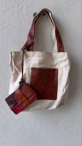 genten canvas mini tote