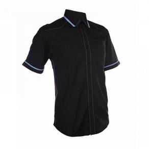 Baju Korporat Kemeja Oren Sport F1 3002 Black