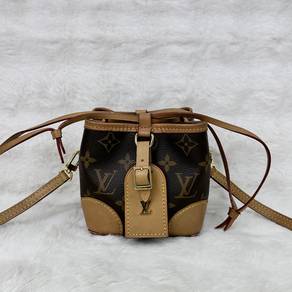 LV Noe Mini Purse Brown Monogram Crossbody Bag
